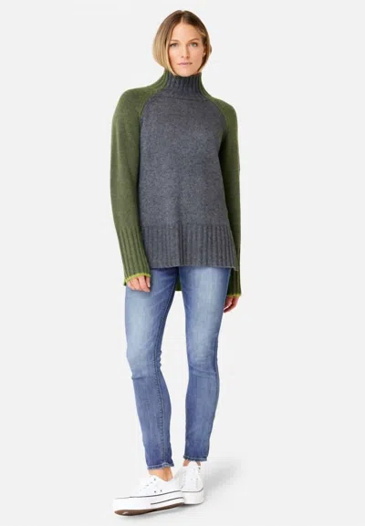Krimson Klover Kit Tunic Sweater In Char/loden In Gray