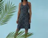 KRIMSON KLOVER MARINA TRAVEL DRESS IN INDIGO FOUR CORNERS