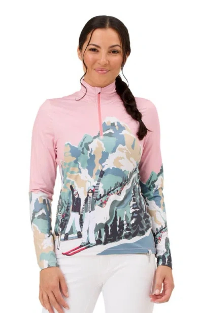 Krimson Klover Ski Power Base Layer Top In Multi
