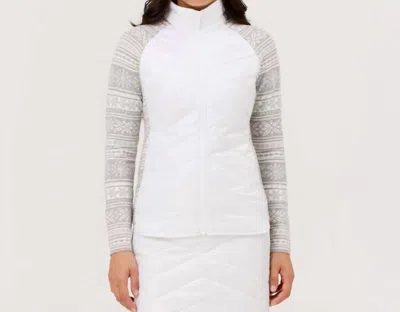 Krimson Klover Switchback Turtleneck Jacket In Snow Holiday In Neutral