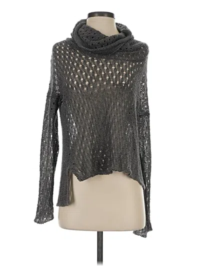 Pre-owned Krimson Klover Turtleneck Sweater In Gray