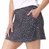 Krimson Klover Wellington Skort - Plus In Dots Black In Gray
