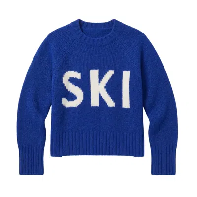 Krimson Klover Women's Ski Crew Neck - Blue
