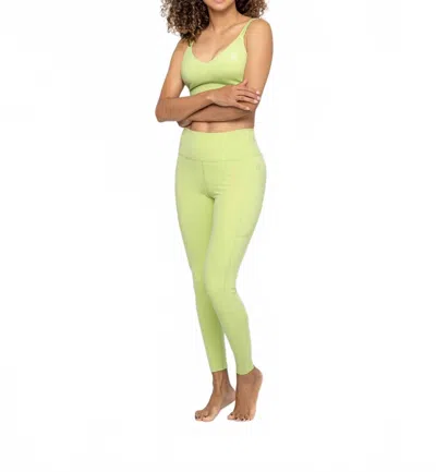 Krina Softly Leggings In Lily Green In Multi