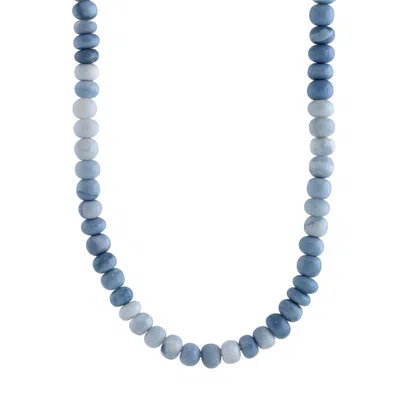 Kris Nations Women's Blue Opal Beaded Necklace
