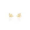 Kris Nations Women's Bumble Bee Stud Earrings - Gold Vermeil In Gold