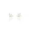Kris Nations Women's Bumble Bee Stud Earrings - Sterling Silver In Silver
