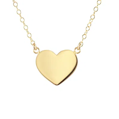 Kris Nations Women's Gold Heart Charm Necklace