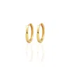 Kris Nations Women's Gold Sunny Side Hoop Earrings