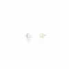 Kris Nations Women's Heart Stud Earrings - Sterling Silver In Silver