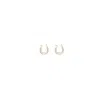 Kris Nations Women's Horseshoe Stud Earrings Sterling Silver