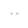 Kris Nations Women's Opal Star Stud Earrings In Gold