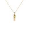 Kris Nations Women's Pink / Purple Chill Pill Enamel Necklace Gold Filled & Light Pink Enamel