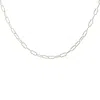 Kris Nations Women's Thick Drawn Cable Chain Necklace - Sterling Silver In Silver