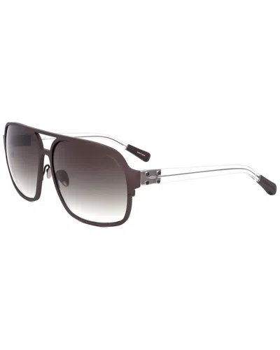 Kris Van Assche By Linda Farrow Gallery Kris Van Assche By Linda Farrow Men's Kva20 60mm Sunglasses In Grey