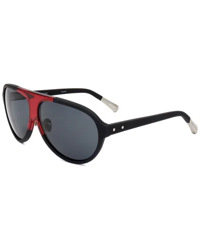 Kris Van Assche By Linda Farrow Gallery Kris Van Assche By Linda Farrow Men's Kva33 54mm Sunglasses In Black