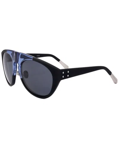 Kris Van Assche By Linda Farrow Gallery Kris Van Assche By Linda Farrow Men's Kva35 56mm Sunglasses In Black