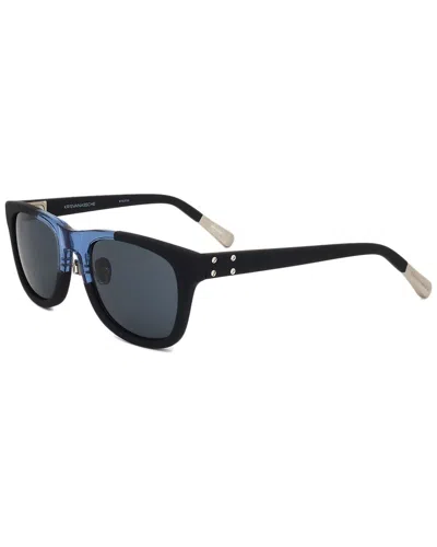 Kris Van Assche By Linda Farrow Gallery Kris Van Assche By Linda Farrow Men's Kva37 50mm Sunglasses In Black