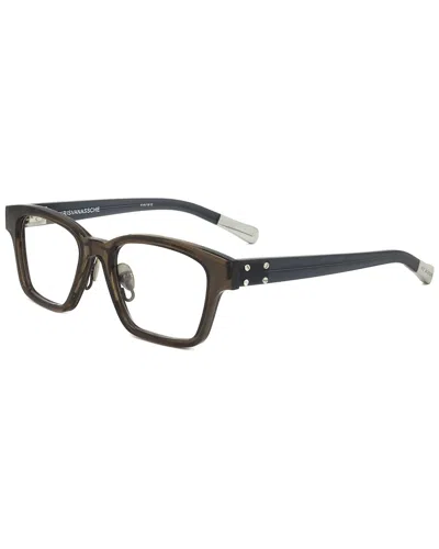 Kris Van Assche By Linda Farrow Gallery Kris Van Assche By Linda Farrow Unisex Kva18 50mm Optical Frames In Brown
