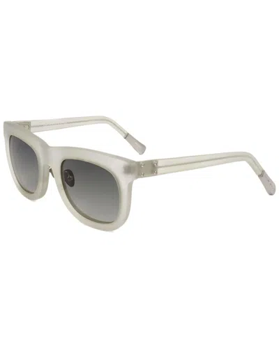 Kris Van Assche By Linda Farrow Gallery Kris Van Assche By Linda Farrow Unisex Kva38 51mm Sunglasses In White