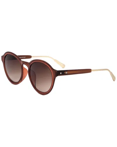 Kris Van Assche By Linda Farrow Gallery Kris Van Assche By Linda Farrow Unisex Kva60 49mm Sunglasses In Brown