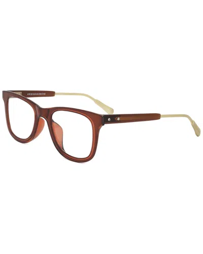 Kris Van Assche By Linda Farrow Gallery Kris Van Assche By Linda Farrow Unisex Kva61 49mm Optical Frames In Brown