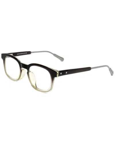 Kris Van Assche By Linda Farrow Gallery Kids' Kris Van Assche By Linda Farrow Unisex Kva72 49mm Optical Frames In Black