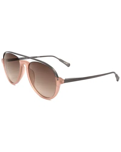 Kris Van Assche By Linda Farrow Gallery Kris Van Assche By Linda Farrow Unisex Kva84 55mm Sunglasses In Orange