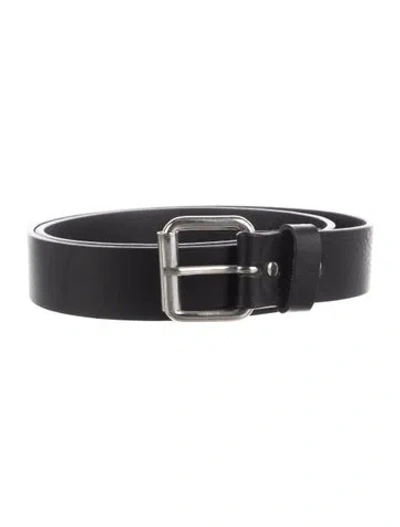 Pre-owned Kris Van Assche Leather Belt In Black