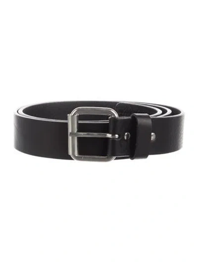 Pre-owned Kris Van Assche Leather Belt In Black