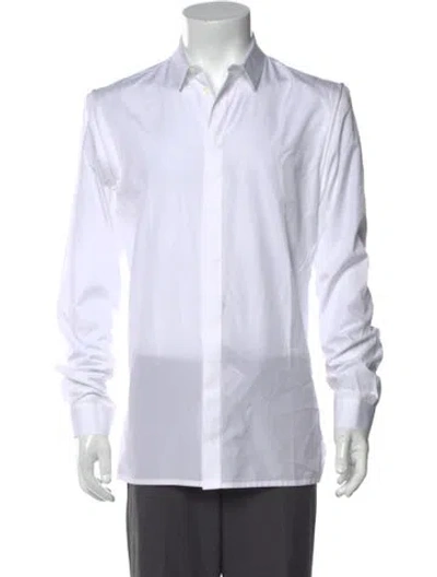 Pre-owned Kris Van Assche Long Sleeve Dress Shirt W/ Tags In White