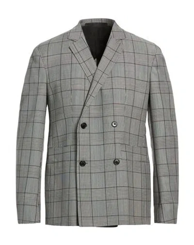 Kris Van Assche Man Blazer Grey Size 36 Wool, Mohair Wool