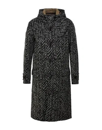 Kris Van Assche Man Coat Grey Size 38 Wool, Polyamide