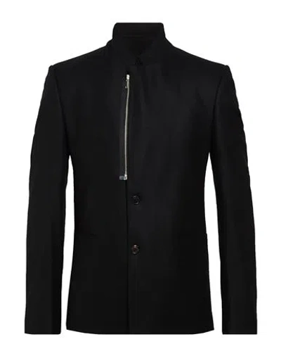 Kris Van Assche Man Jacket Black Size 40 Wool