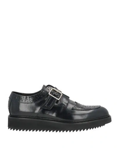 Kris Van Assche Man Loafers Black Size 11 Leather