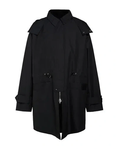 Kris Van Assche Man Overcoat & Trench Coat Black Size 40 Polyester