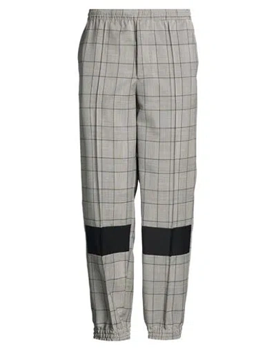 Kris Van Assche Man Pants Grey Size 32 Wool, Mohair Wool In Gray