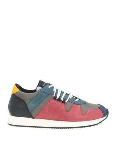 Kris Van Assche Man Sneakers Grey Size 9.5 Leather