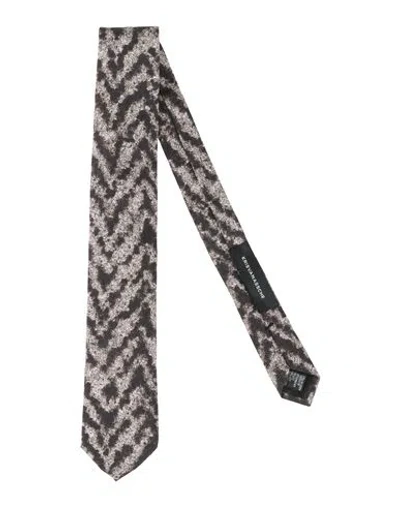 Kris Van Assche Man Ties & Bow Ties Black Size - Cotton