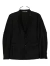 Kris Van Assche Micro Polka-dot Blazer In Black
