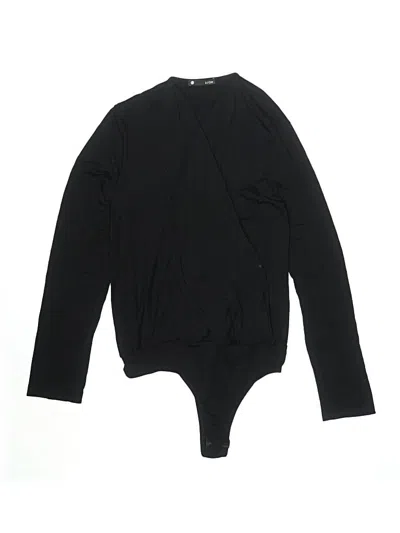 Pre-owned Krisa Bodysuit In Black