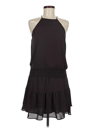 Pre-owned Krisa Casual Dress In Black