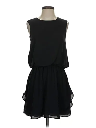 Pre-owned Krisa Casual Dress In Black