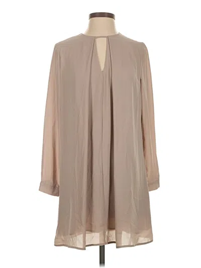 Pre-owned Krisa Casual Dress In Tan