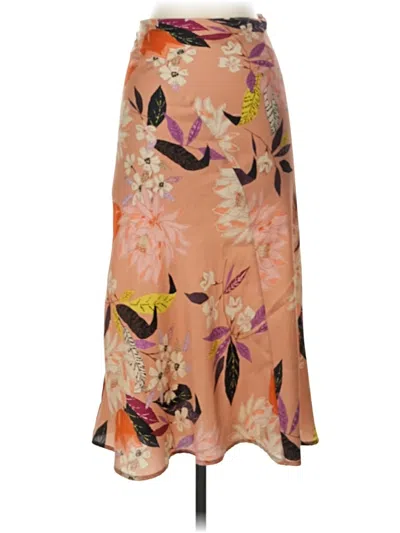 Pre-owned Krisa Casual Skirt In Orange