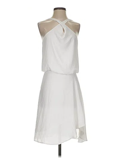 Pre-owned Krisa Cocktail Dress In White