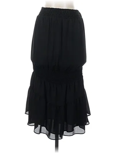 Pre-owned Krisa Formal Skirt In Black