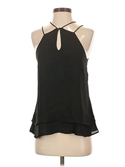 Pre-owned Krisa Sleeveless Blouse In Black