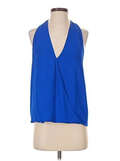 Pre-owned Krisa Sleeveless Blouse In Blue