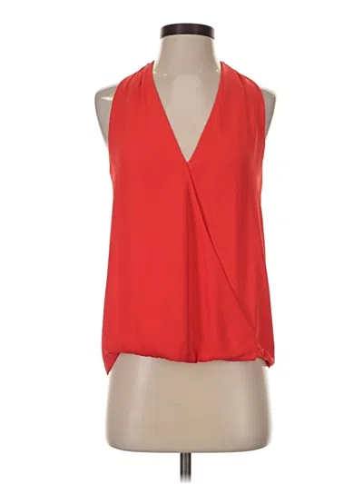 Pre-owned Krisa Sleeveless Blouse In Red
